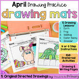 April Spring Directed Drawing & Writing - Easter Bunny, Ea