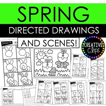 Spring Directed Drawings for April