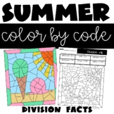 Summer Division Color by Number