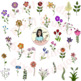 floral doodle pixel