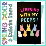 Spring Door Decor and Spring Bulletin Board Learning With 