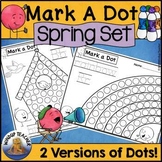 Spring Bingo Dot Dauber Worksheets - Do-A-Dot Marker Activity
