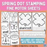 Spring Dot Stamping Fine Motor Sheets