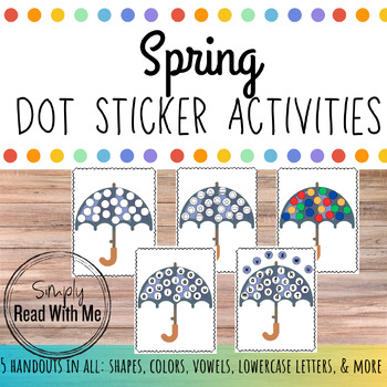 Preview of Spring Dot Sticker Activities