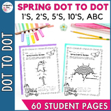 Spring Dot to Dot by 1s Skip Count by 2 5 10 and Alphabetic Order