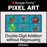 Spring: Double-Digit Addition without Regrouping - Pixel A