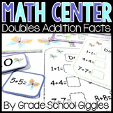 Doubles Addition Worksheets, Single Digit Adding to 20 Gam