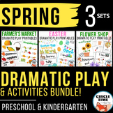 Spring Dramatic Play Bundle! Pretend Activities & Games, P