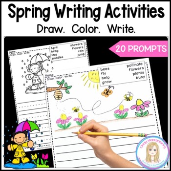 Spring Draw and Write Activities l First grade and Kindergarten | TPT