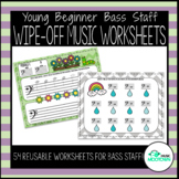 Spring Dry-Erase Music Worksheets for Young Beginners - Ba