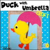 Spring Duck with Umbrella