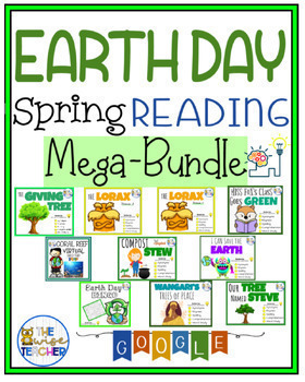 Preview of Spring EARTH DAY Bundle | Reading Comprehension Speech Therapy | Easter