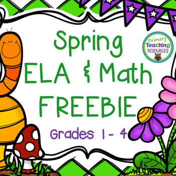 Preview of FREE Spring ELA & Math