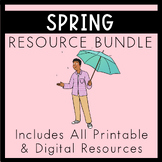Spring ELA and Math Bundle | Spring Activities for Special