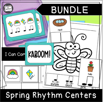 Preview of Spring Early Elementary Music Center Bundle | Kindergarten 1st Grade