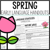 Spring Early Language Handouts- Parent Coaching Early Inte