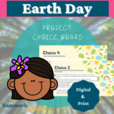 Spring Earth Day-Reading and Project Choice Board 