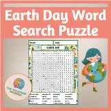Spring Earth Day Word Search Puzzle | April Vocabulary Activities