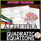 Spring Easter Algebra 1 Solving Quadratic Equations Myster