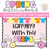 Spring & Easter Boho Rainbow/Peeps Themed Bulletin Board K