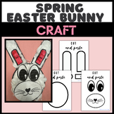 Spring Easter Bunny Cut and Paste Craft Template | Activit