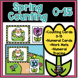 Spring Counting 0-15 PreK Kindergarten