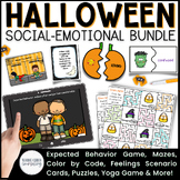 Halloween Fall Feelings and Social Skills Digital and Prin