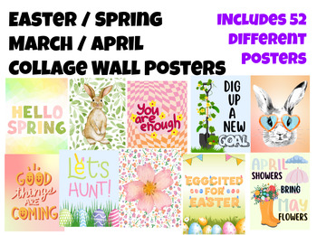 Preview of Spring / Easter / March / April Collage or Gallery Wall Posters