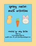Spring (Easter) Math Activities - Common Core Standards