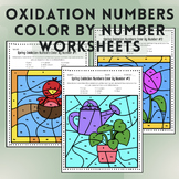 Spring / Easter Oxidation Numbers Color by Numbers (includes 3!)