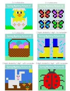 Easter Coding Worksheets Egg Basket Picture Reveal Pixel Art -  Finland