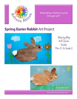 Preview of Spring Easter Rabbit Art Project