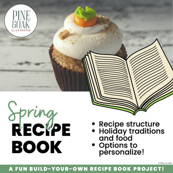 Preview of Spring / Easter Recipe Book / Cookbook Template