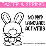 Easter & Spring Speech Therapy - No-Prep Spring Speech Lan