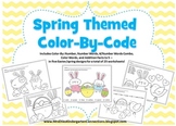 Spring Easter Themed Color by Code / Color by Number Packet