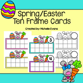 Spring/Easter Themed Ten Frame Cards (Blank)