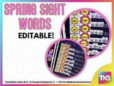 Spring Editable Sight Words