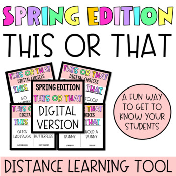 Preview of Spring Edition -This or That | Digital & Printable