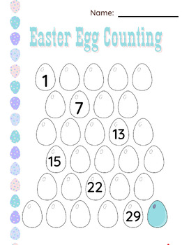 Preview of Spring Egg Counting 1-30