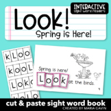 Spring Emergent Reader Sight Practice: "Look! Spring is He