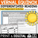 Spring Equinox Reading Passage and Worksheets DIGITAL and 