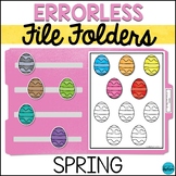 Spring Errorless Learning File Folder Games and Activities