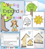 Spring Expand a Sentence Pack Grammar Activities: Distance