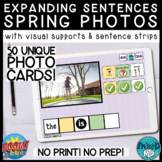 Spring Expanding Sentences and WH Questions with visual su