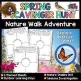 Spring Explorers: A Nature Walk Scavenger Hunt (Spring Edition)