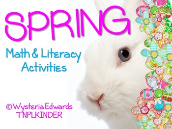 Preview of Spring Literacy and Math Centers