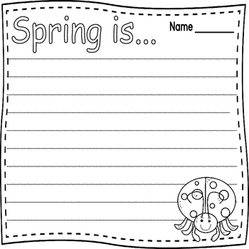 Spring FREEBIE by Mary Bown | Teachers Pay Teachers