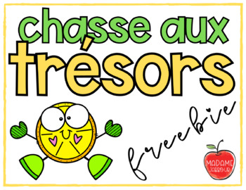 Preview of Spring FREEBIE! - French Outdoor Scavenger Hunt (Writing & Checklist)