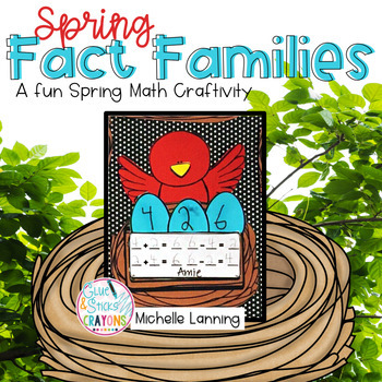 Preview of Spring Fact Family - a Craftivity