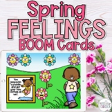 Spring Feelings Emotions BOOM Cards™  Counseling SEL Dista